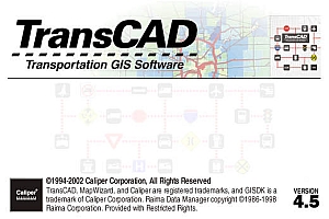 TransCAD交通规划模拟现实道路交通规划需求预测 010620