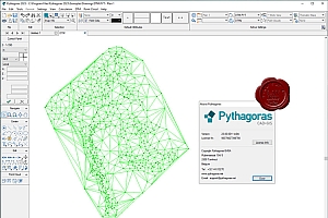 Pythagoras CAD+GIS pythagoras测绘软件 060319