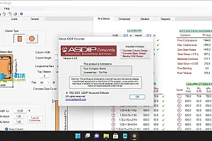 ASDIP Concrete 混凝土结构设计软件 010519
