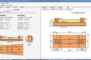 ASDIP Foundation 桩帽混凝土基础结构工程软件 010521