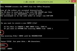 CDpro 圆二色谱数据处理软件及教程 060664