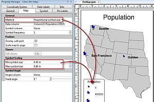 MapViewer 地形制作golden software mapviewer地形绘制软件空间数据转换信息图 060644