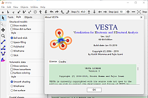 VESTA 化学工具晶体结构模型可视化工具vesta各种3D结构晶体形态 060635