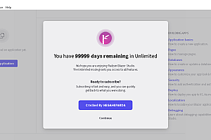 Radzen Blazor Studio面向Web的快速应用程序开发软件080118