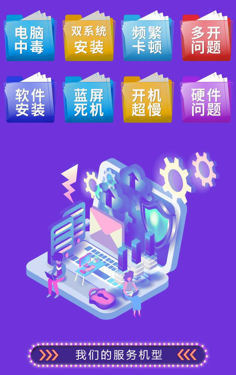 远程安装:重装win系统7/10/11+office安装+激活