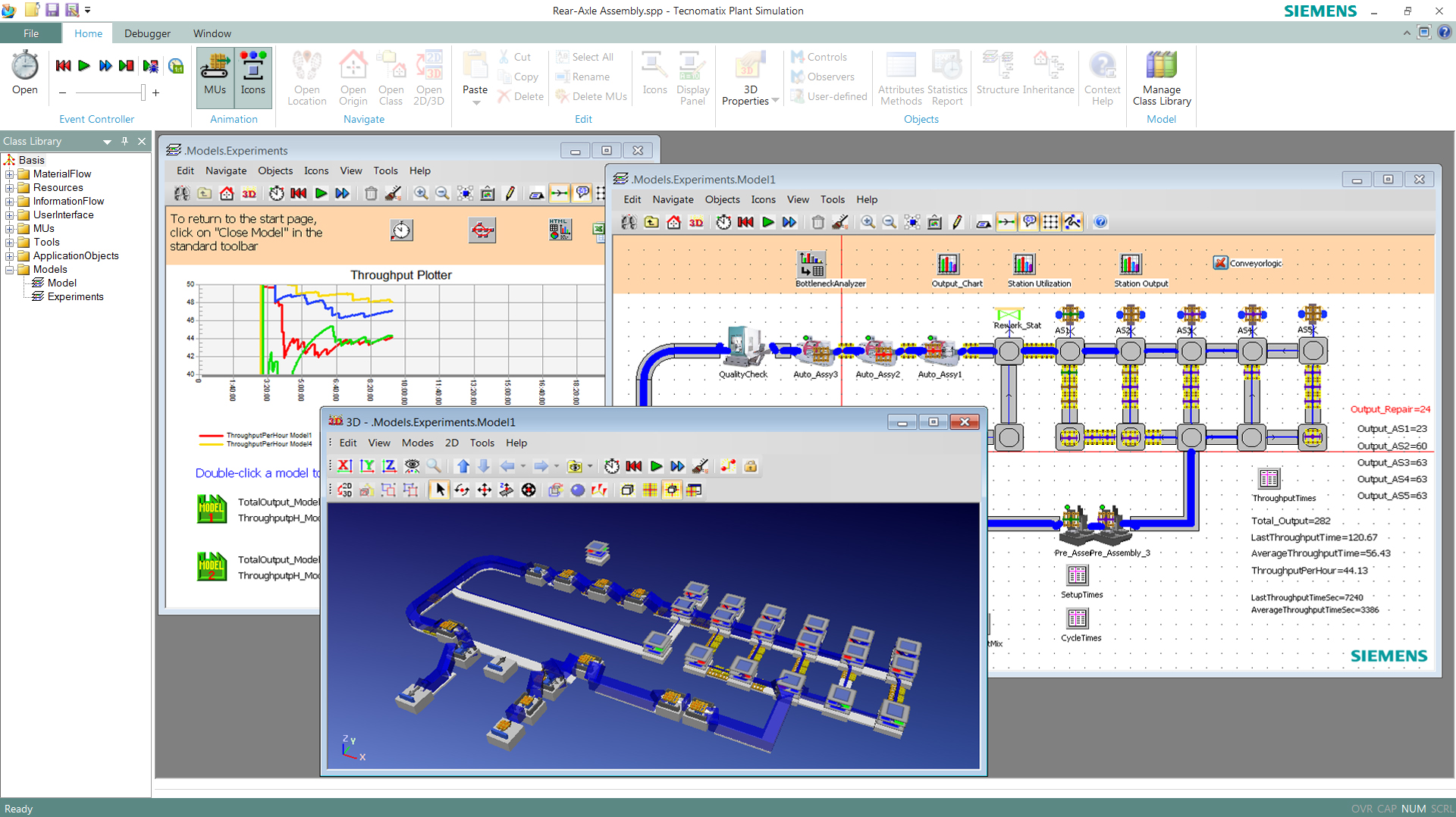 Tecnomatix Plant Simulation 三维离散事件仿真Tecnomatix物流规划和制造生产分析Siemens Tecnomatix Plant Simulation010803