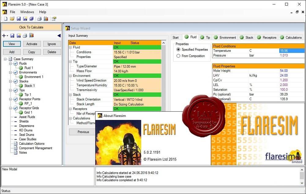 Schlumberger Flaresim 2023.2 火炬模拟设计软件010922flaresim060814