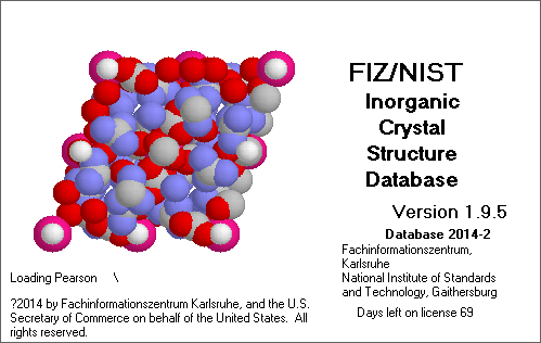 findit2017 晶体结构ICSD分析数据库 英文版本 060607