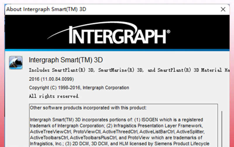 Intergraph Smartplant 3D 2016鹰图 Smart 3D 以前称为鹰图 SmartPlant 3D 或缩写为 SP3D 缩写为S3D或sp3d建模专业工具060818