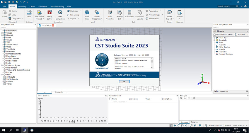 CST Studio Suite 高性能3D电磁场分析软设计分析优化电磁 (EM) 组件Dassault Systemes SIMULIA CST Studio Suite 010823