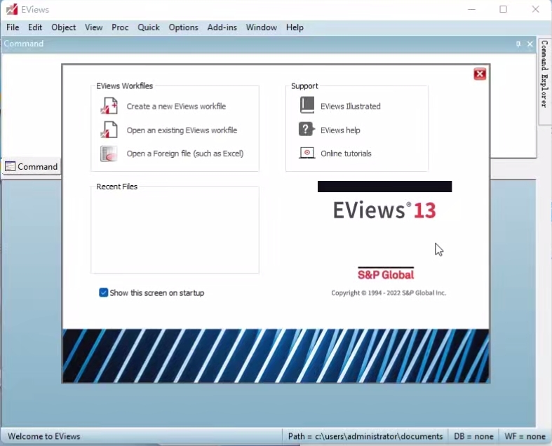 EViews 13.0 计量经济学预测分析计量软件eviews 060410