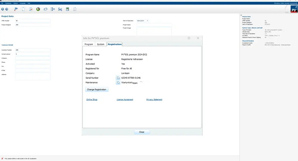 Valentin Software PVSOL Premium 2024 R3 激活版光伏系统设计软件 010727