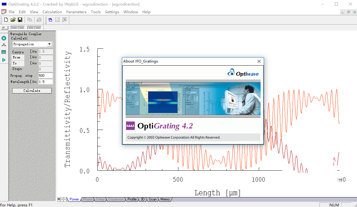 Optiwave OptiGrating V4.2.2 光栅原理设计光学元件设计工具 010737