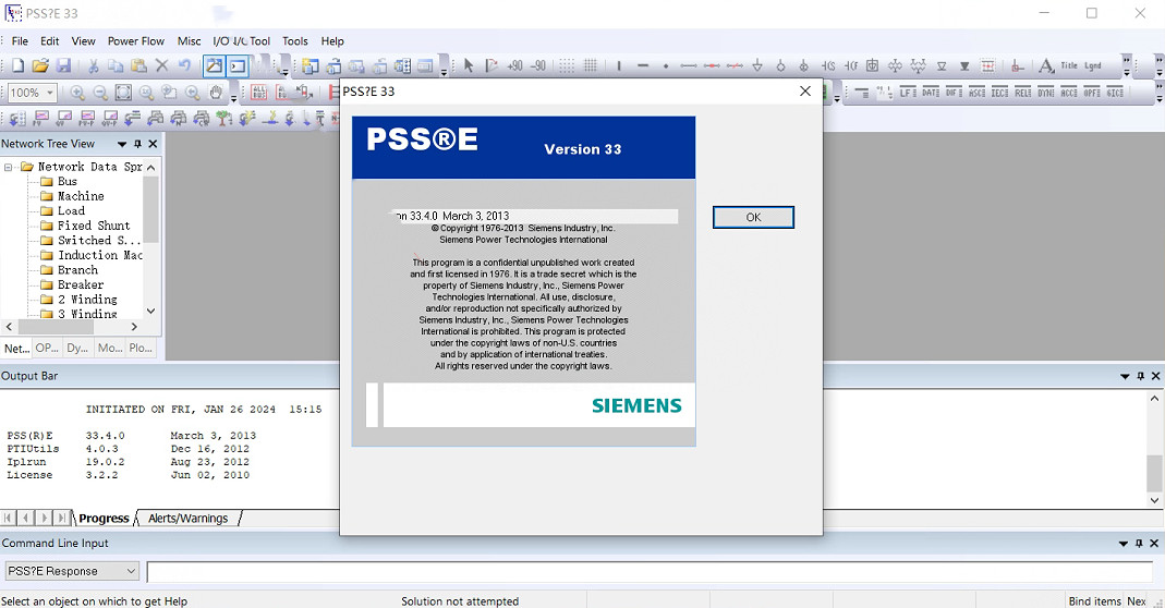 PSSE PSS/E PSS®E 33.4 大型电力系统仿真计算输电规划工具 010839