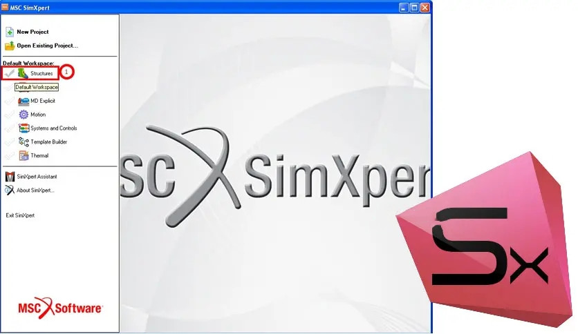 MSC SimXpert 多学科产品开发集成产品仿真CAE软件 010535