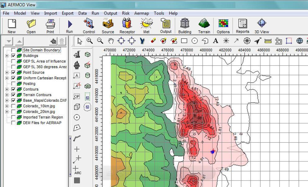 Lakes Environmental AERMOD View v8.9.0大气扩散模型软件 061004