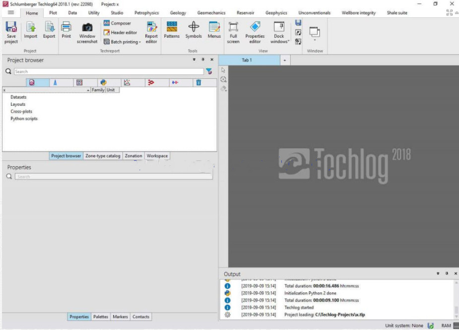 Schlumberger Techlog 2018.2 石油天然气分析工具井筒工具 010936