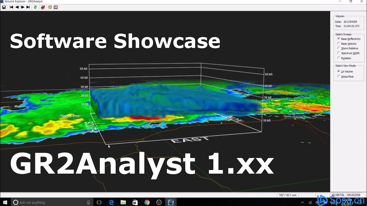 GR2Analyst 3D NEXRAD II 级分析应用渲染引擎程序工具 030110