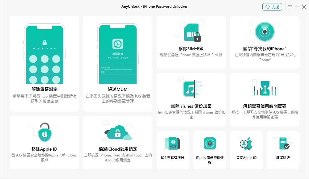 AnyUnlock iPhone Password Unlocker 苹果手机密码恢复工具051217