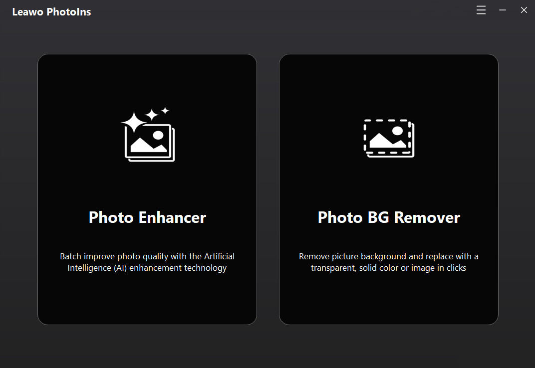 Leawo PhotoIns Pro 照片 AI 智能处理工具 020313