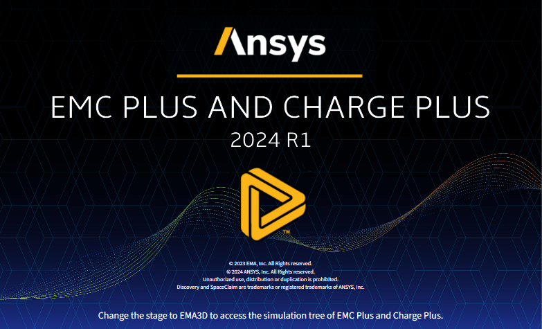 ANSYS EMA3D Cable Charge Electro Magnetic Applications 平台级EMC建模仿真工具套装 010218