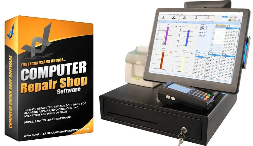 Computer Repair Shop Software 电脑维修店管理软件工具071422