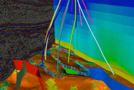 Schlumberger visage 2021.2 模拟大量断层裂缝复杂构造VISAGE010941