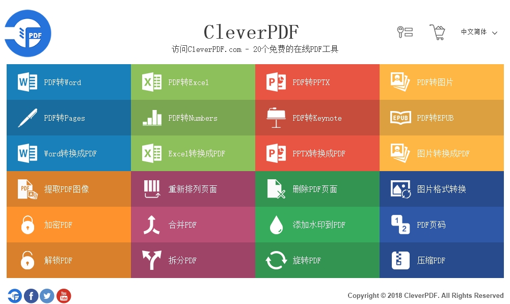 CleverPDF多功能PDF转换工具cleverpdf020124