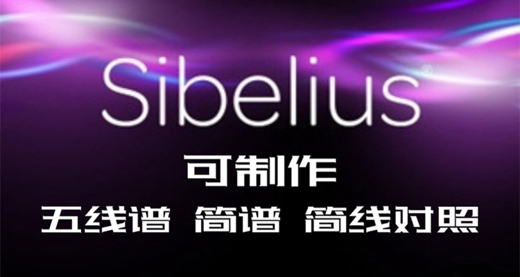 Avid Sibelius Ultimate sibelius西贝柳斯打谱记谱软件专业音乐制作工具040313