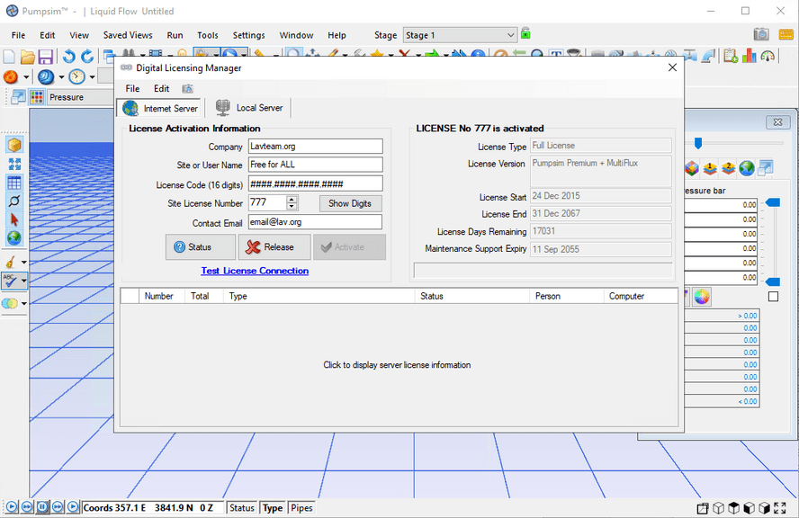 PumpSim管网3D流模拟pumpsim premium建模仿真060819