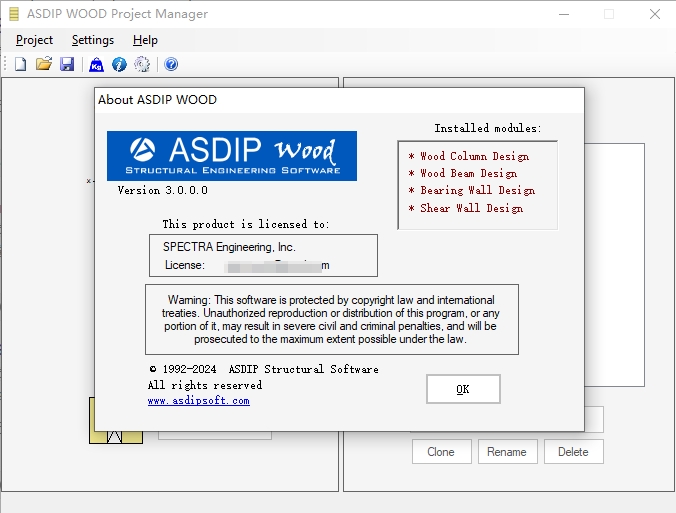 ASDIP Wood 结构工程设计asdip wood010329