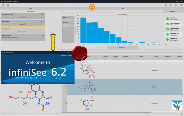 BioSolvetIT infiniSee分子对接软件化学空间导航平台工具060694