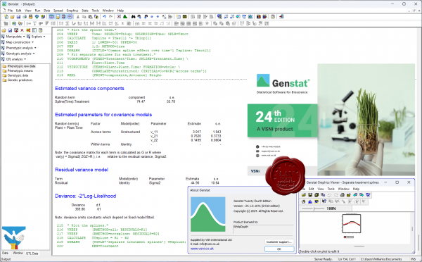 VSN Genstat通用统计软件数据分析060108