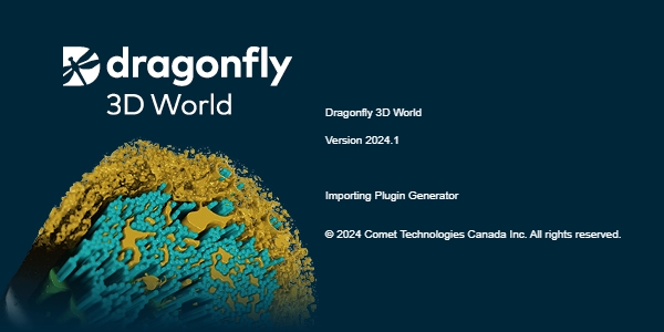 Dragonfly 2024.1 加密狗版 dragonfly 3d world 多模态图像数据多维显示转换测量工具060677
