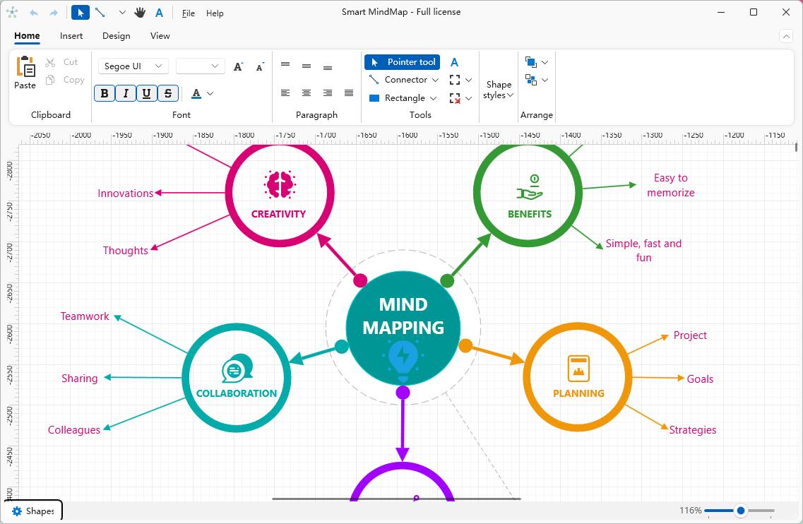 Smart MindMap思维导图软件智能思维导图工具050114