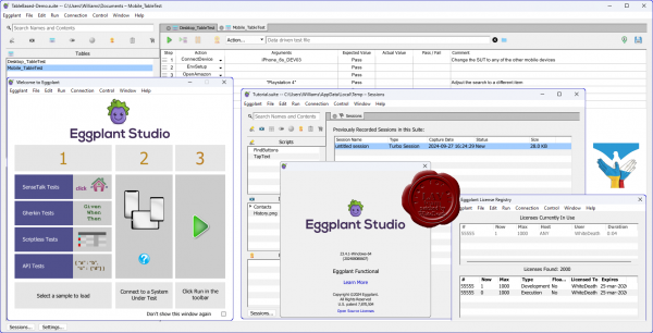 Keysight Eggplant Functional EPF Fusion Engine & Studio测试自动化的工具010683