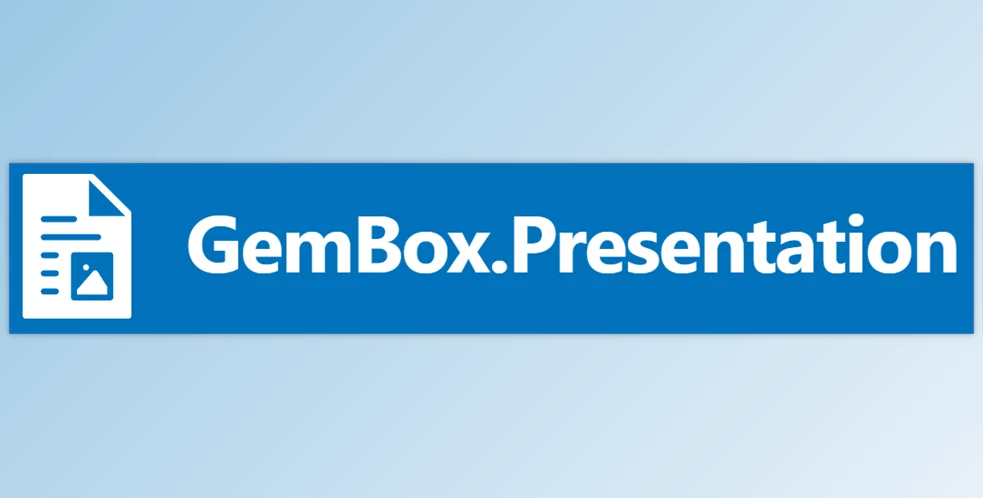 GemBox.Presentation专为简化.NET应用程序中演示文件的处理而设计080520