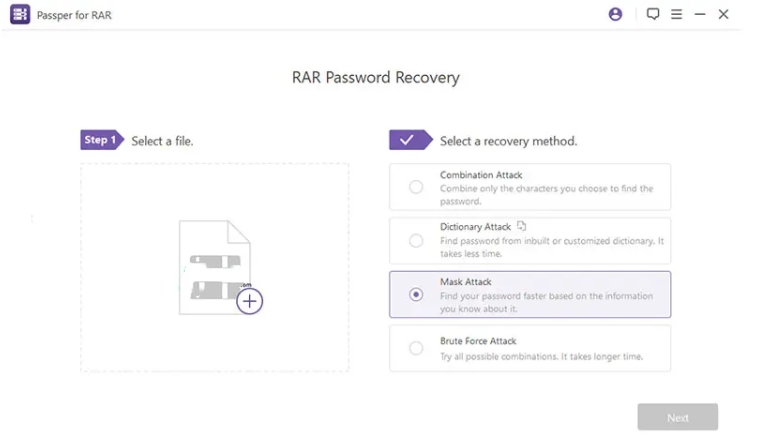 Passper for RAR一款专门用于恢复RAR压缩文件密码的软件工具051255