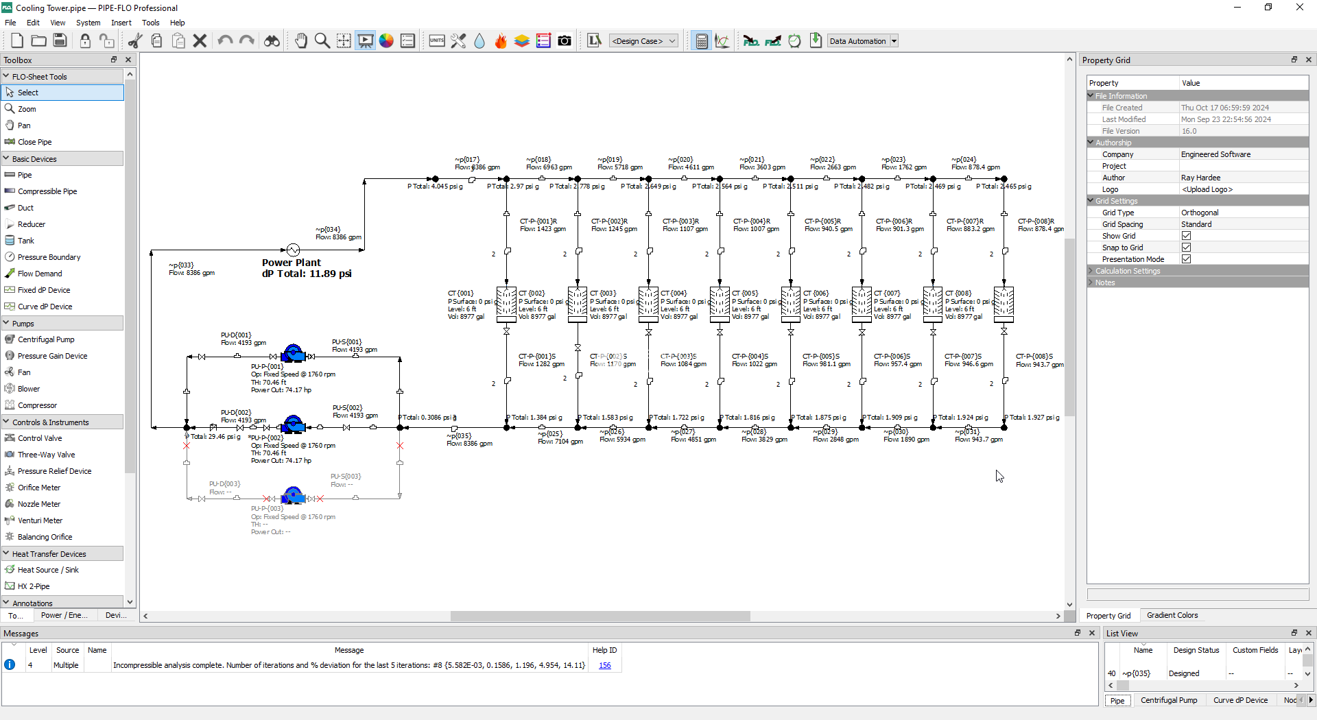 PIPE-FLO Professional v20.0.31 管道系统设计软件Engineered Software PIPE-FLO Pro 060872