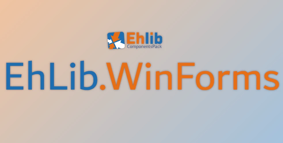EhLib.WinForms 处理表格数据开发者工具080603