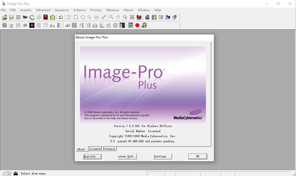 Image-Pro Plus 7.0 图像分析软件ImagePro Plus图像预处理目标识别特征提取测量与标注统计分析和数据输出工具IPP 060517