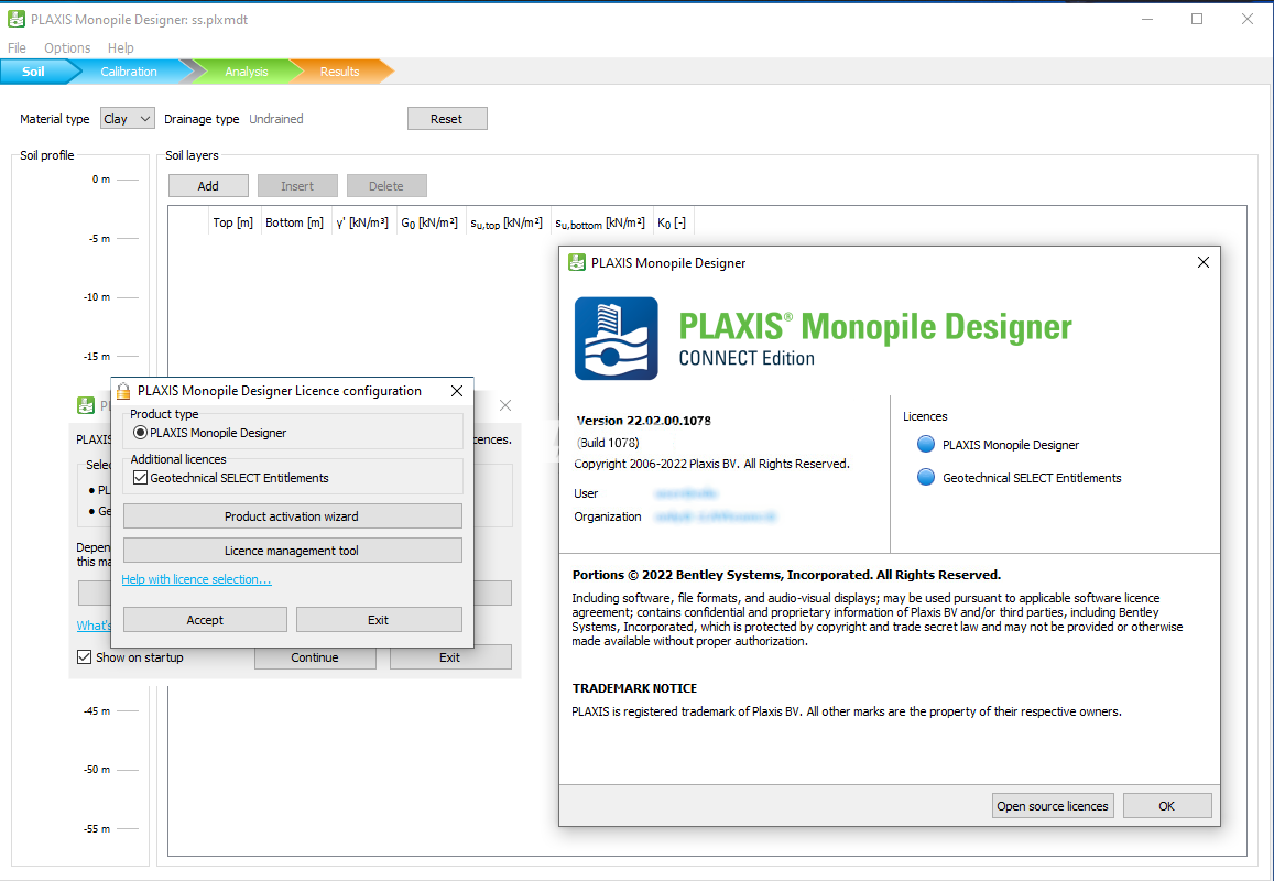 Plaxis Monopile Designer Connect Edition v22 中文版 海上风电单桩基础设计PLAXIS Monopile Designer CONNECT Edition 010983 PlaxisMonopileDesigner