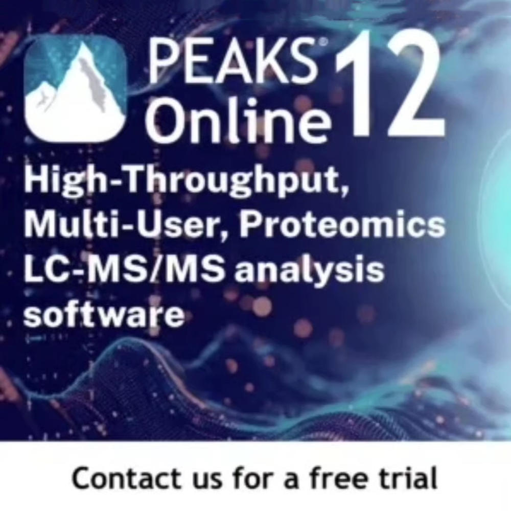 PEAKS Studio 12.0 是一款由深度学习技术驱动的蛋白质组学专业软件peaks studio 060539