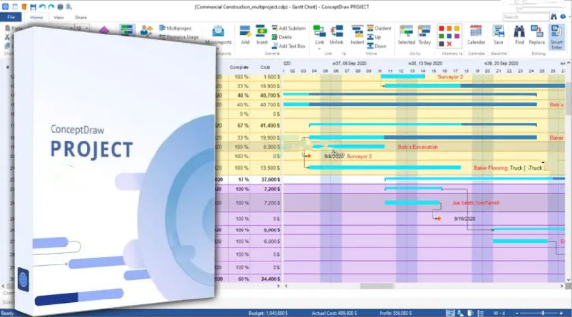 ConceptDraw PROJECT 项目管理软件050118