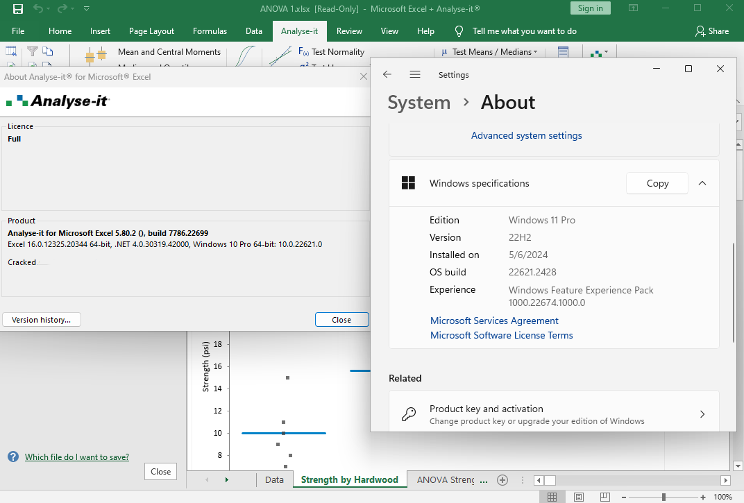 Analyse-it Ultimate Edition for Microsoft Excel 统计分析软件 070134