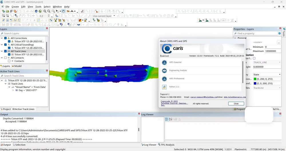 caris12.0 加密狗版HIPS and SIPS Teledyne CARIS HIPS&SIPS多波束后处理软件水文数据处理系统caris12.0 加密狗版060967
