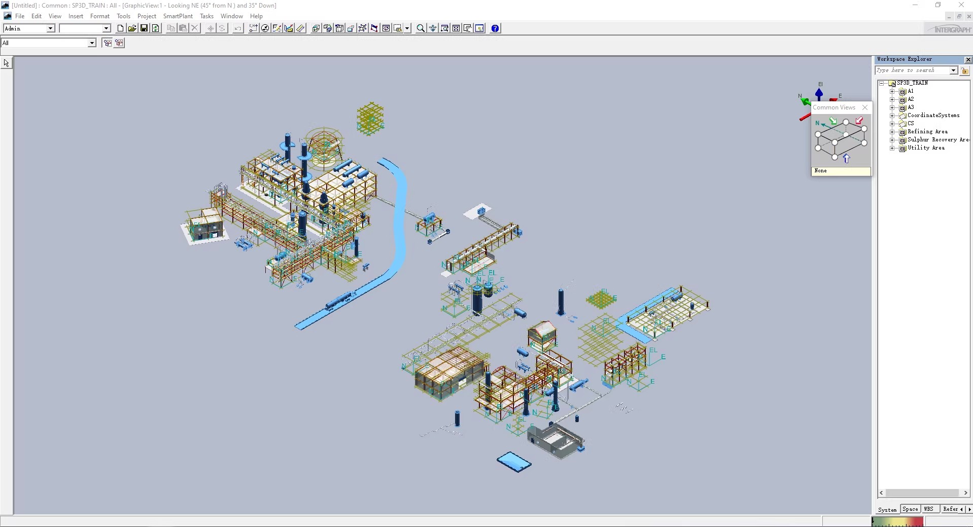 Intergraph Smartplant 3D 2018鹰图 Smart 3D 以前称为鹰图 SmartPlant 3D 或缩写为 SP3D2018 缩写为S3D或sp3d建模专业工具060818鹰图三维软件smart plant 3d 2018 SP3D smartplant3d
