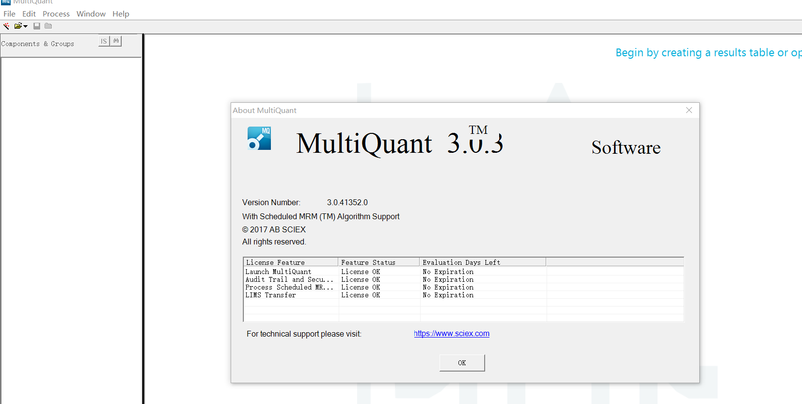 MultiQuant V3.0.3 HF4 质谱定量生物标志物验证多肽定量的工作流程工具Sciex定量功能MultiQuant™软件【060550】