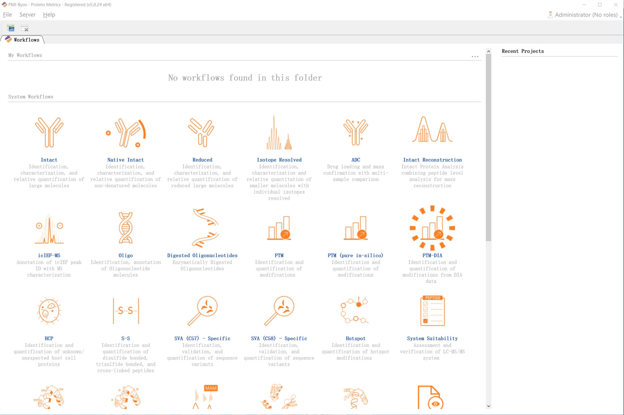 PMi-Byos Byonic 5.8.24蛋白质鉴定软件PMI Suite Byos and Byosphere 蛋白质表征和分析软件 PMi-Byos v5.8.24 注册版PMI-Suite 060553