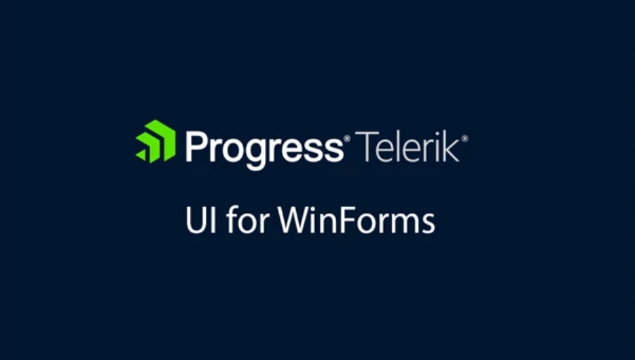 Telerik UI for WinForms 开发工具Progress Telerik UI for WinForms UI控件工具080610